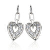 Orphelia Dames 925 Sterling Zilveren Dangle Oorbellen - Zilver ZO-5959