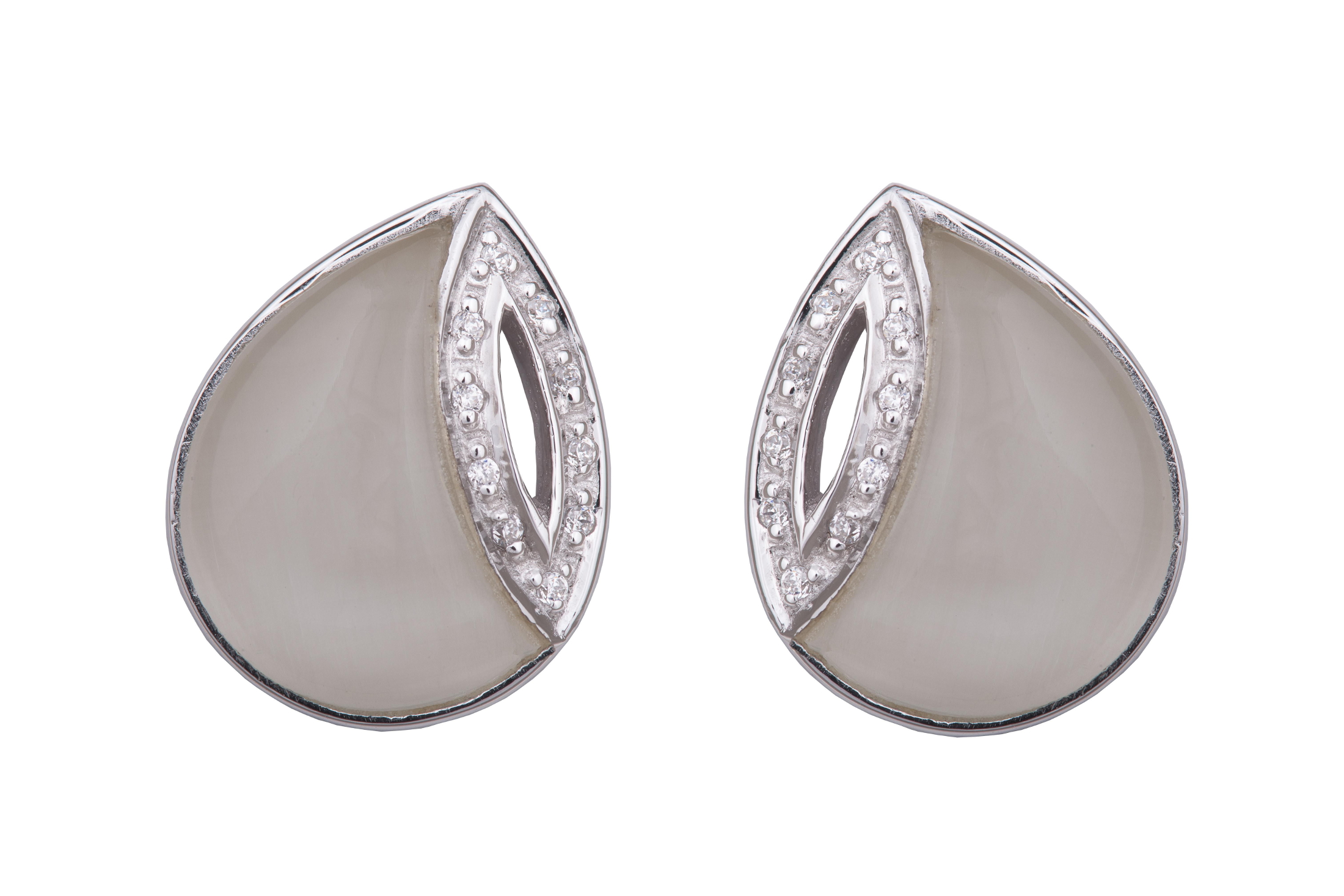 Orphelia Dames 925 Sterling Zilveren Oorbellen - Zilver ZO-5930