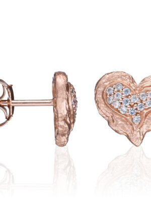 Orphelia 'Hazel' Dames 925 Sterling Zilveren Stud Oorbellen - Roze ZO-7082/1