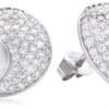 Orphelia Dames 925 Sterling Zilveren Stud Oorbellen - Zilver ZO-5968