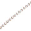 Orphelia Dames 925 Sterling Zilveren Armband - Roze ZA-7212
