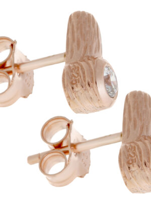 Orphelia Dames 925 Sterling Zilveren Stud Oorbellen - Roze ZO-6025/1