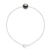Armband Echte Cultive Tahiti Parel DOORPASSEREN Rond 8-9 mm