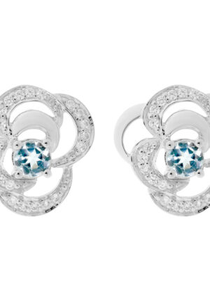 Orphelia 'Rory' Dames 925 Sterling Zilveren Stud Oorbellen - Zilver ZO-7099