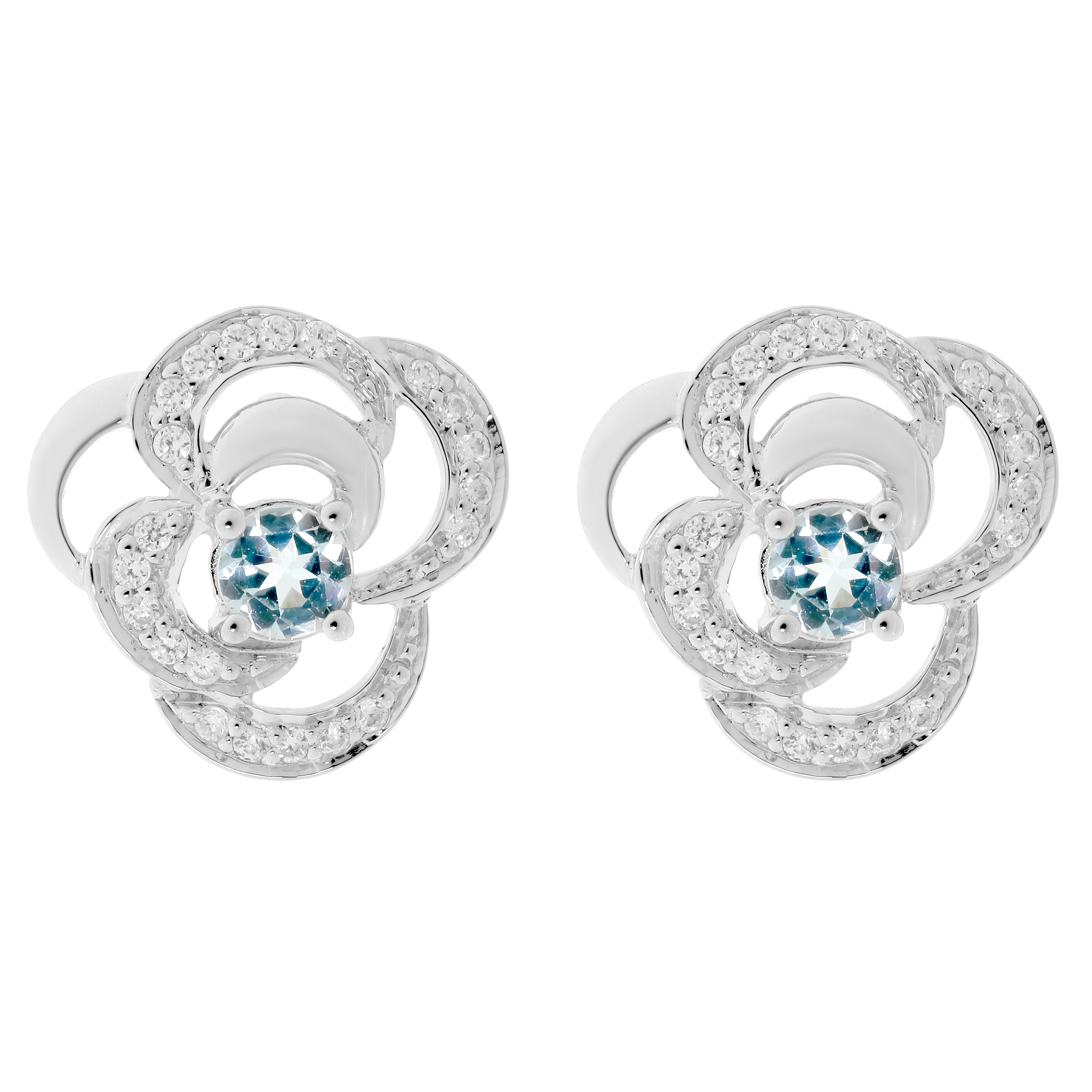 Orphelia 'Rory' Dames 925 Sterling Zilveren Stud Oorbellen - Zilver ZO-7099