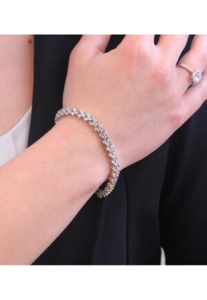 Alternative view of Prinses Armband - Witte Zirkoon