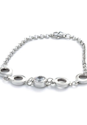 Orphelia Dames 925 Sterling Zilveren Armband - Zilver ZA-1008