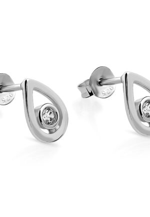 Alternative view of Orphelia 'Ellie' Dames 925 Sterling Zilveren Oorbellen - Zilver ZO-7485