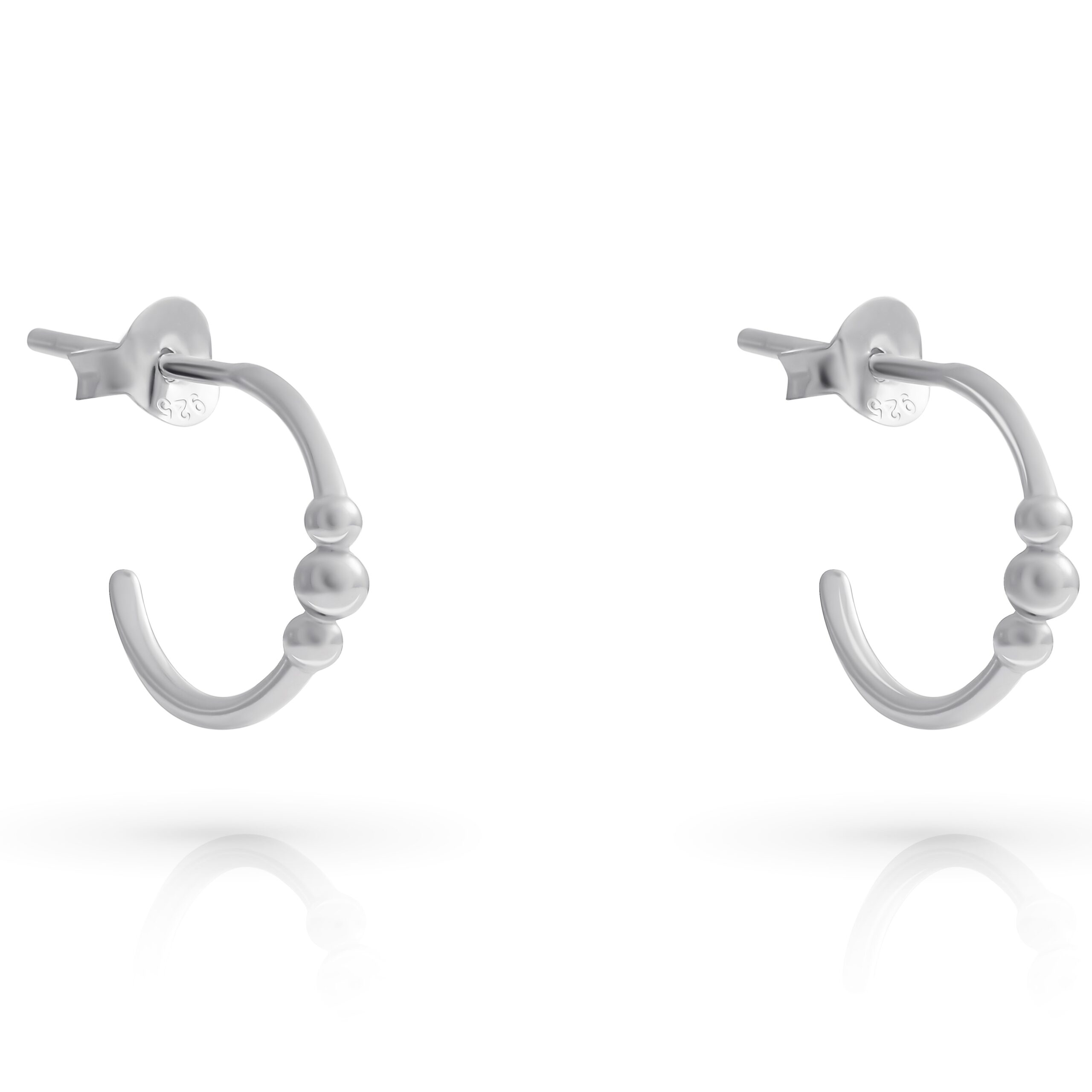 Orphelia 'Chloe' Dames 925 Sterling Zilveren Oorbellen - Zilver ZO-7555