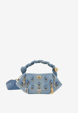 Ganni crossbody Bou Bag Mini A6512 fade denim