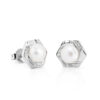 Orphelia 'Aliva' Dames 925 Sterling Zilveren Stud Oorbellen - Zilver ZO-7469