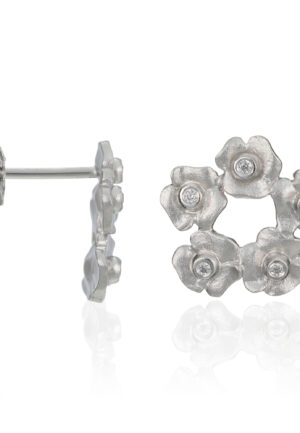Orphelia Dames 925 Sterling Zilveren Stud Oorbellen - Zilver ZO-5245