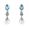 Orphelia 'Lylou' Dames 925 Sterling Zilveren Oorringen - Zilver ZO-7498