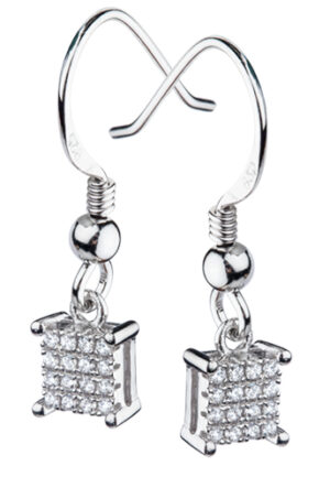 Orphelia 'Claudia' Dames 925 Sterling Zilveren Oorbellen - Zilver ZO-7344