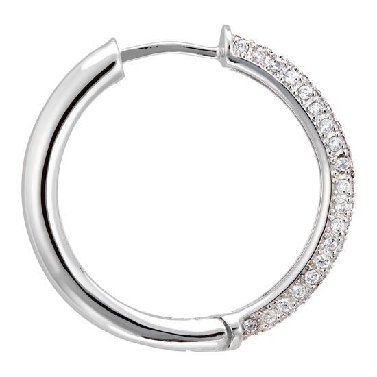 Orphelia Dames 925 Sterling Zilveren Oorbellen - Zilver ZO-5941 - Afbeelding 2