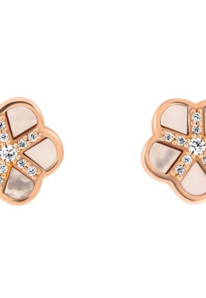 Orphelia 'Daisy' Dames 925 Sterling Zilveren Stud Oorbellen - Roze ZO-7585/RG