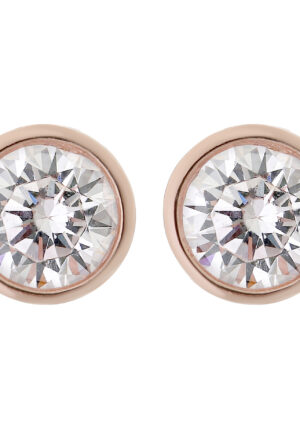 Orphelia Dames 925 Sterling Zilveren Oorknopjes - Roze ZO-6079/1