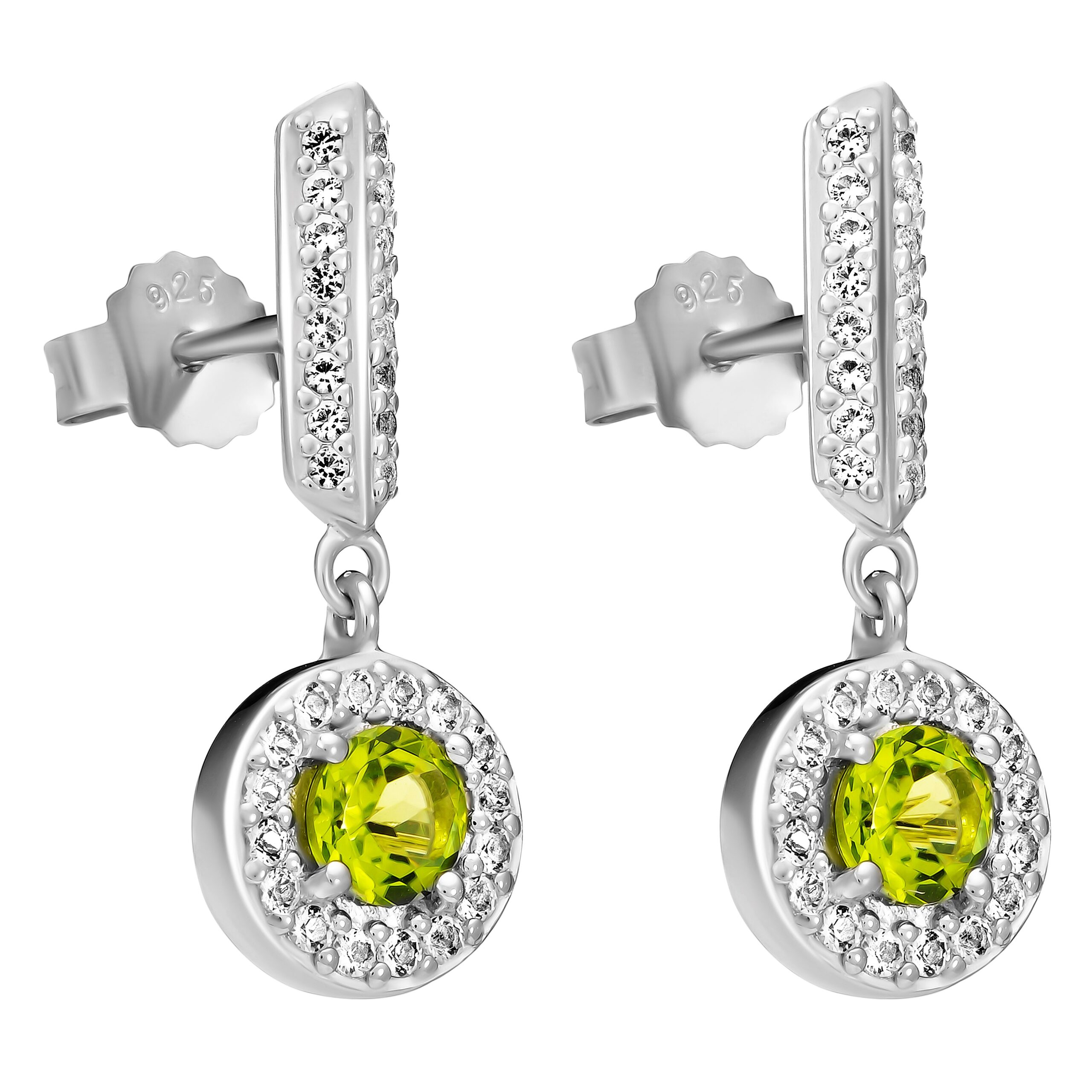 Orphelia 'Bristol' Dames 925 Sterling Zilveren Hangoorbellen - Zilver ZO-7579/G - Afbeelding 2