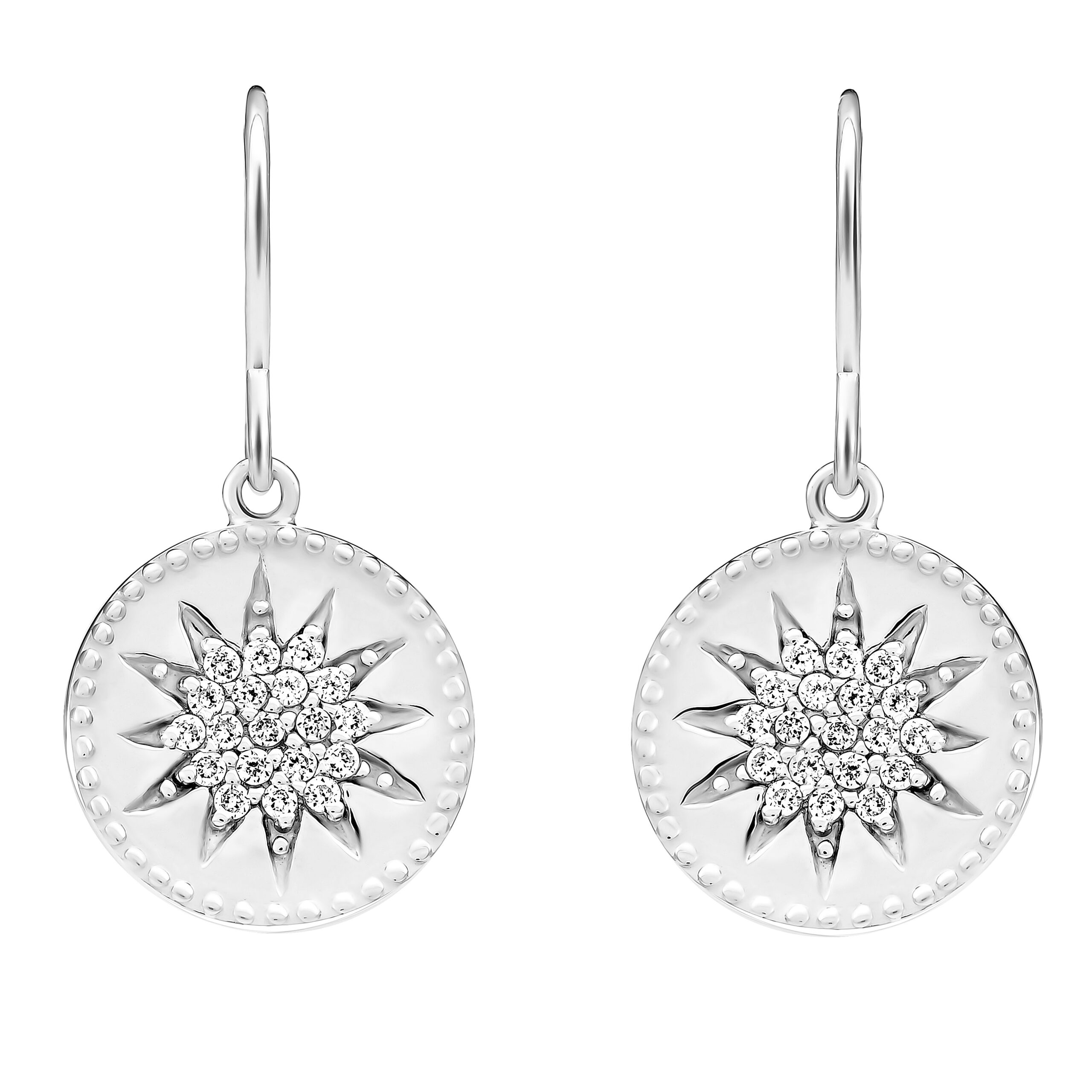 Orphelia 'Shine' Dames 925 Sterling Zilveren Oorbellen - Zilver ZO-7576