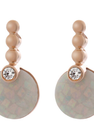 Orphelia 'Vera' Dames 925 Sterling Zilver Oorbellen - Roze ZO-7231/RG