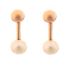 Orphelia 'Aliena' Dames 925 Sterling Zilveren Oorbellen - Roze zo-7373 RG