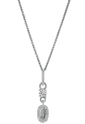 Orphelia 'Lily' Dames 925 Sterling Zilveren Hanger met Ketting - Zilver ZH-7582