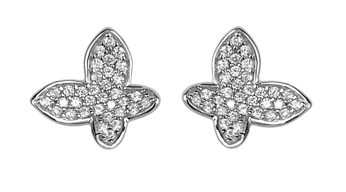Orphelia 'Jolie' Dames 925 Sterling Zilveren Stud Oorbellen - Zilver ZO-7044
