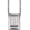 Orphelia Dames 925 Sterling Zilveren Ketting met Hanger - Zilver ZH-4559