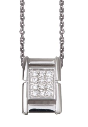 Orphelia Dames 925 Sterling Zilveren Ketting met Hanger - Zilver ZH-4559