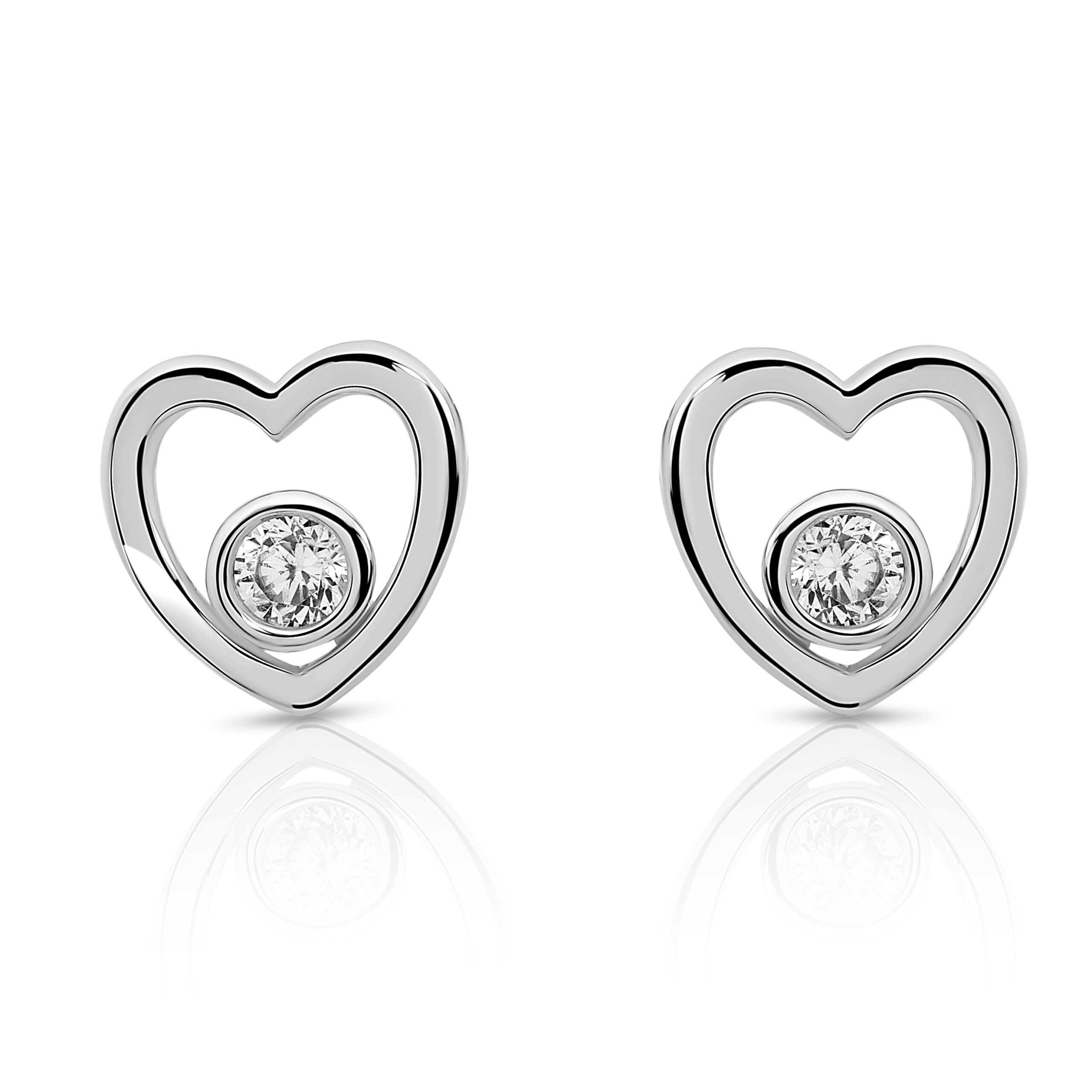 Orphelia 'Mila' Dames 925 Sterling Zilveren Oorbellen - Zilver ZO-7484