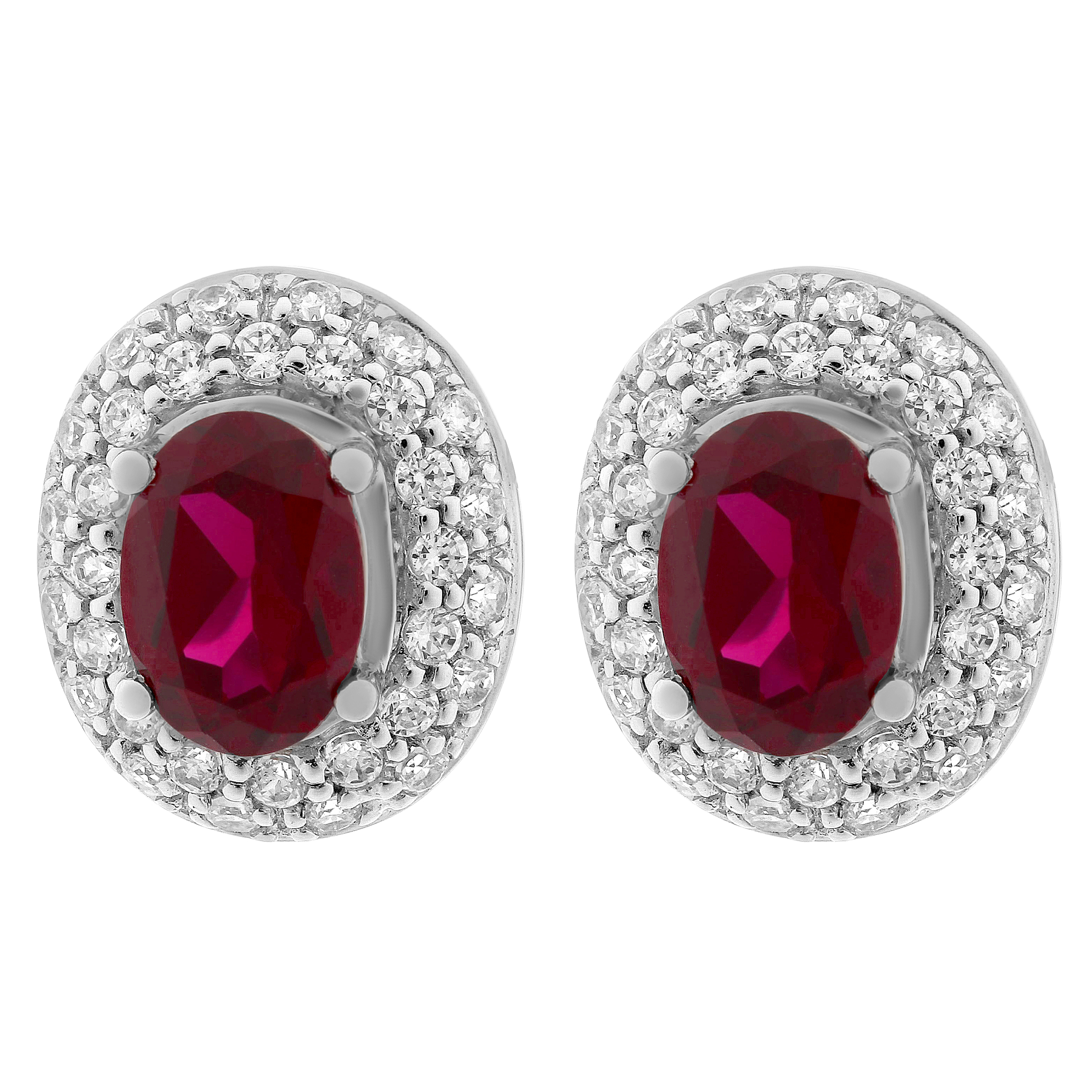 Orphelia 'Udine' Dames 925 Sterling Zilveren Oorbellen - Zilver ZO-7236/RU