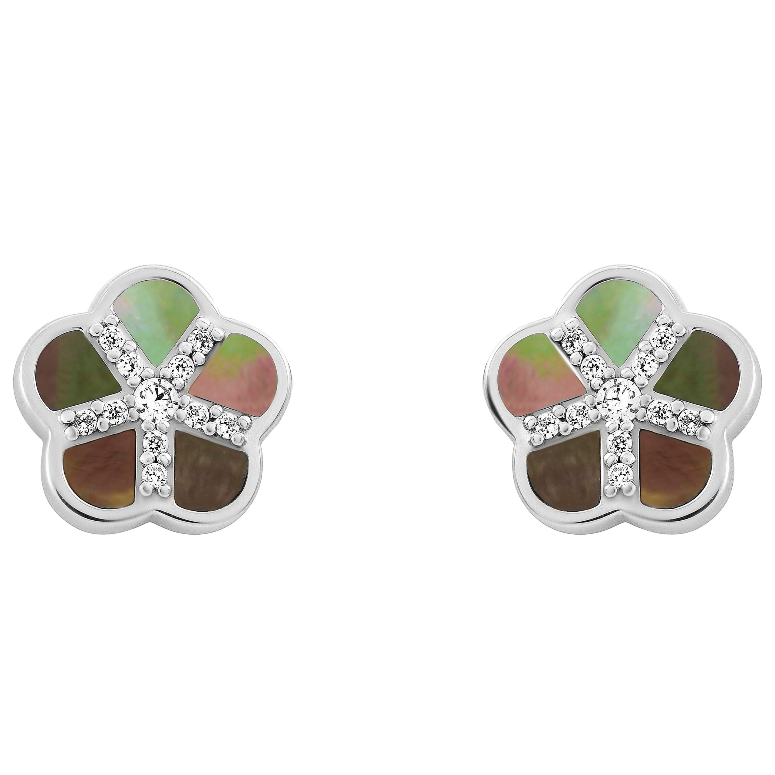 Orphelia 'Daisy' Dames 925 Sterling Zilveren Stud Oorbellen - Zilver ZO-7585