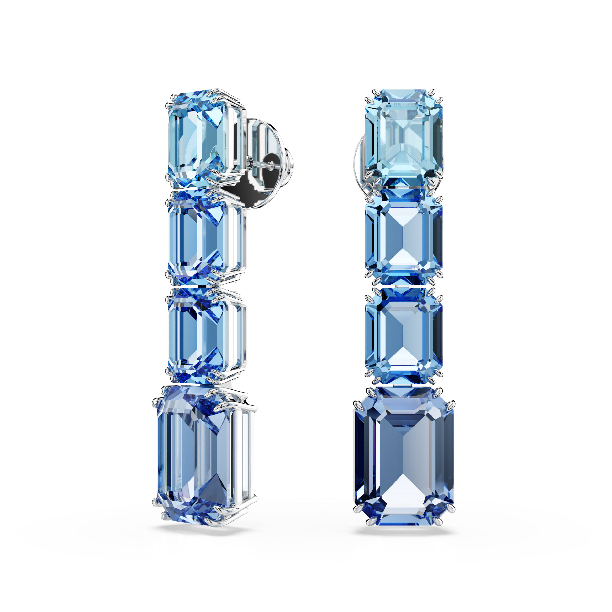 Swarovski 'Millenia' Vrouwen Oorbellen van Basismetaal - Zilver 5696516 - Afbeelding 2