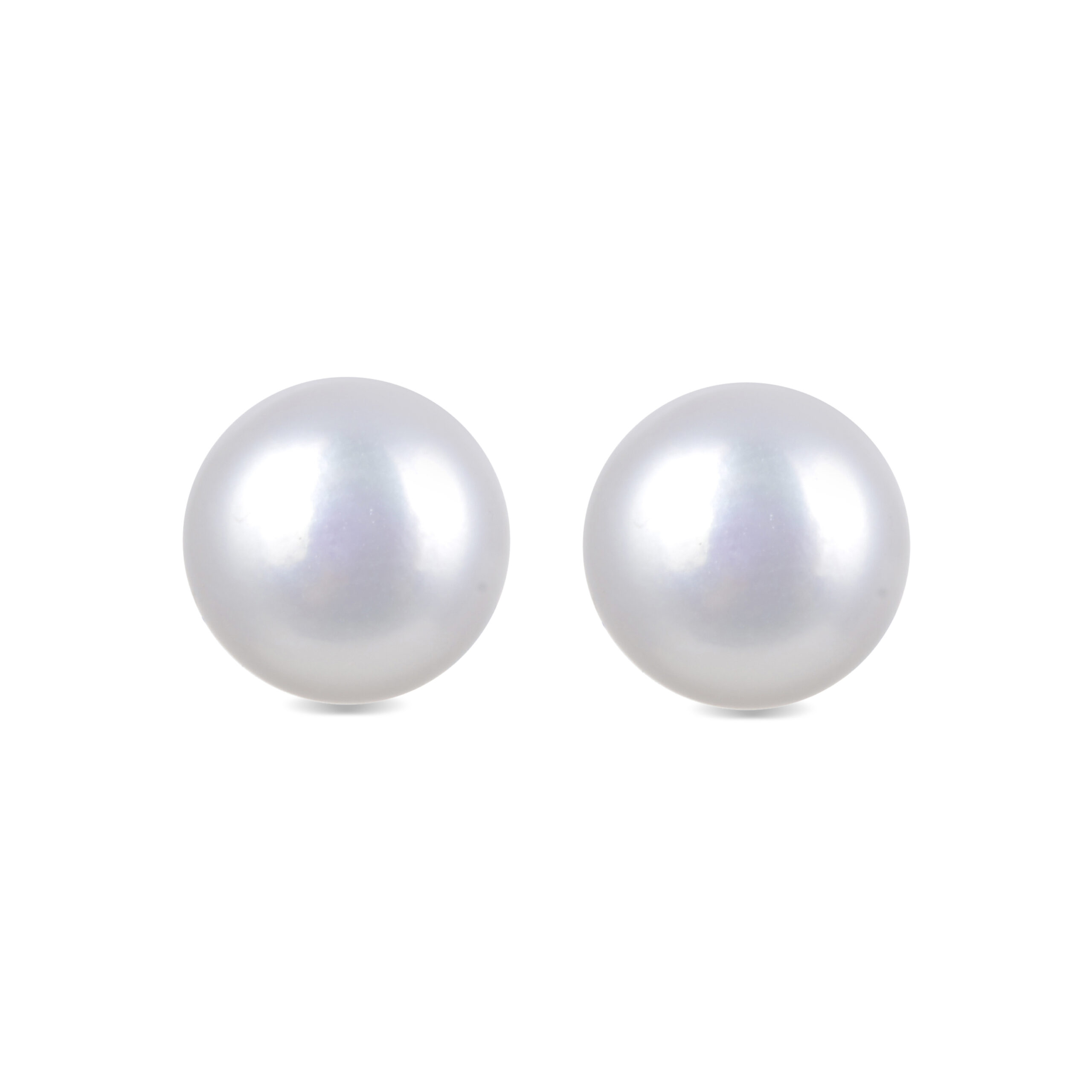 Luxenter essentiële oorbellen in 925 sterling zilver en witte parel met gerhodineerde afwerking