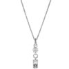 Orphelia 'Madelyn' Dames 925 Sterling Zilveren Hanger met Ketting - Zilver ZH-7583