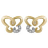 Orphelia 'Joya' Dames 925 Sterling Zilveren Stud Oorbellen - Zilver/Roze ZO-7088/1