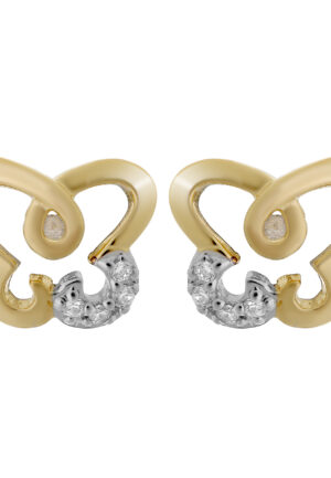 Orphelia 'Joya' Dames 925 Sterling Zilveren Stud Oorbellen - Zilver/Roze ZO-7088/1