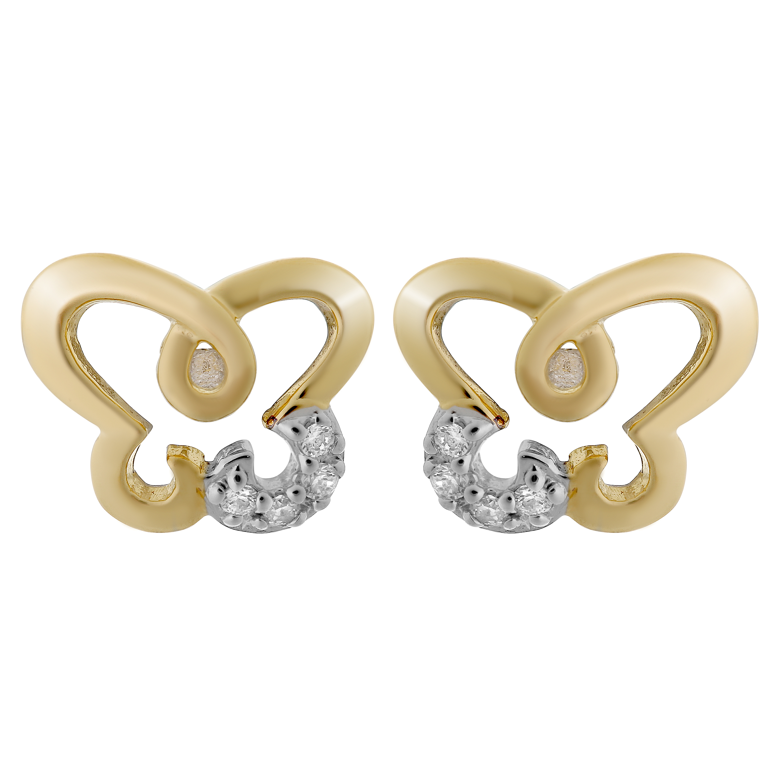 Orphelia 'Joya' Dames 925 Sterling Zilveren Stud Oorbellen - Zilver/Roze ZO-7088/1