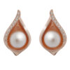 Orphelia 'Sophia' Dames 925 Sterling Zilveren Stud Oorbellen - Roze ZO-7234/RG