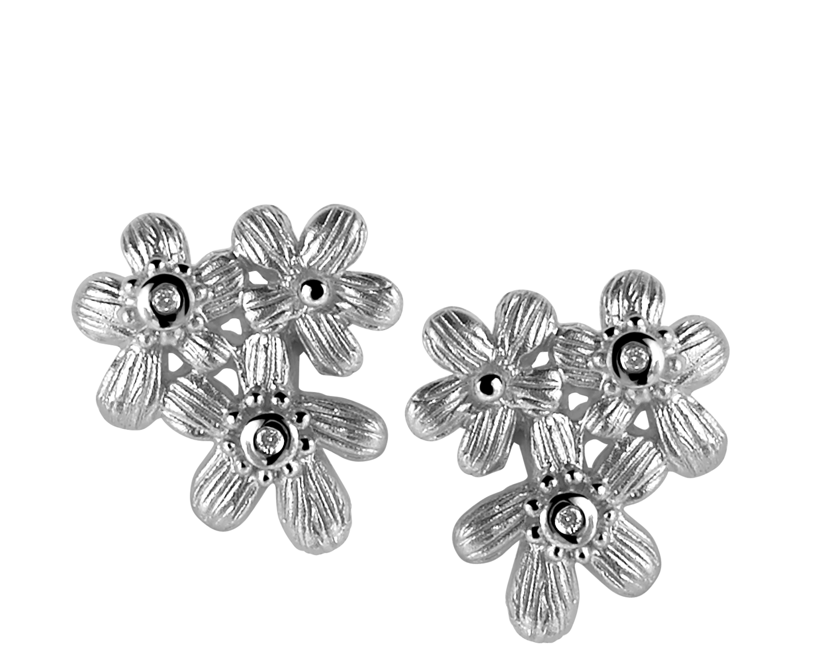 Orphelia Dames 925 Sterling Zilveren Oorbellen - Zilver ZO-6026