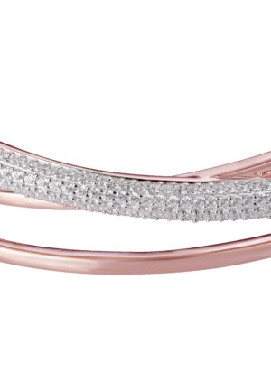Alternative view of Orphelia Dames 925 Sterling Zilveren Armband - Roze ZA-7408
