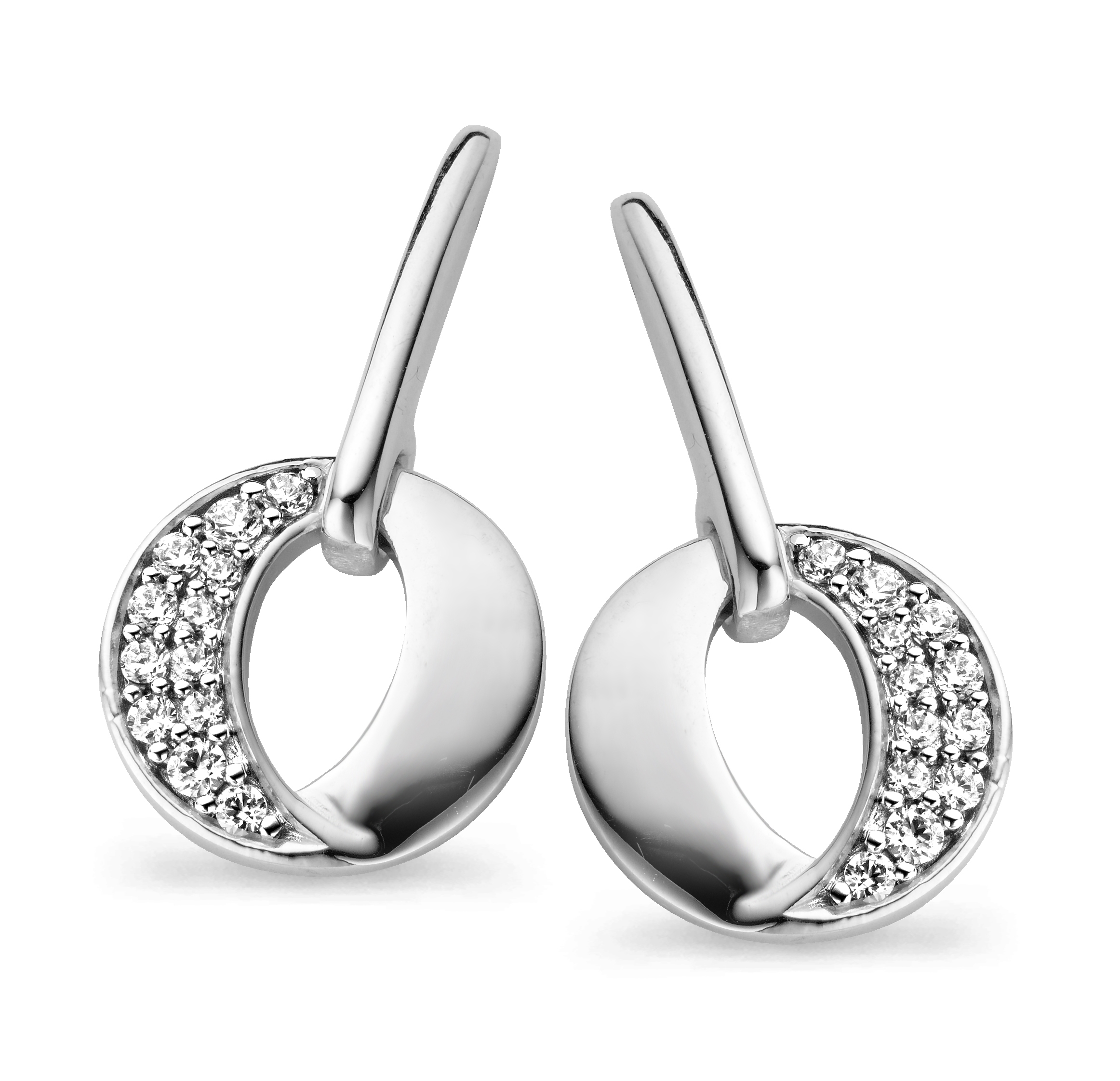 Orphelia Dames 925 Sterling Zilveren Oorbellen - Zilver ZO-5132