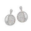 Orphelia Dames 925 Sterling Zilveren Dangle Oorbellen - Zilver ZO-5936