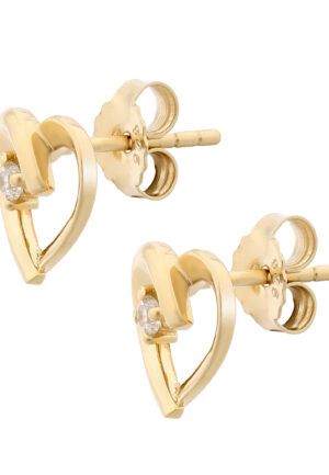 Orphelia 'Mera' Dames 925 Sterling Zilveren Stud Oorbellen - Goud zo-7370 G