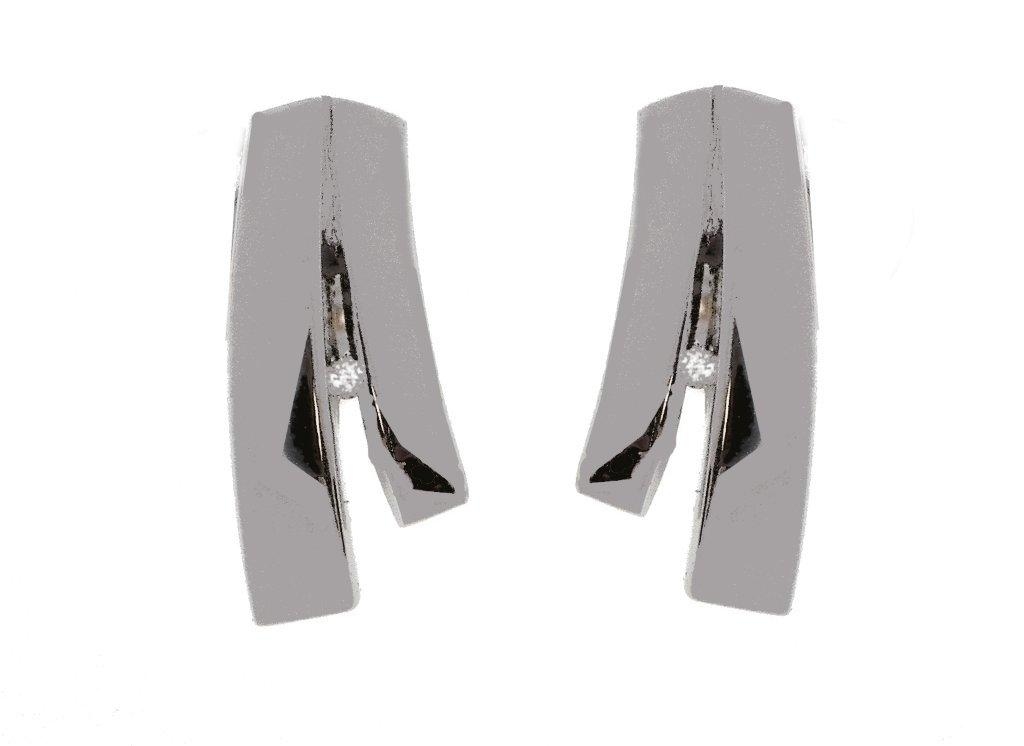 Orphelia Dames 925 Sterling Zilveren Stud Oorbellen - Zilver ZO-5685