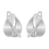 Orphelia 'Idia' Vrouwen 925 Sterling Zilveren Oorbellen - Zilver ZO-7086