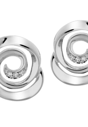 Orphelia 'Cora' Dames 925 Sterling Zilveren Stud Oorbellen - Zilver ZO-7087