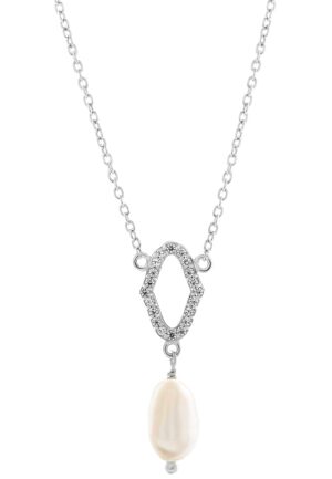 Orphelia 'Normandië' Dames 925 Sterling Zilveren Hanger met Ketting - Zilver ZK-7574
