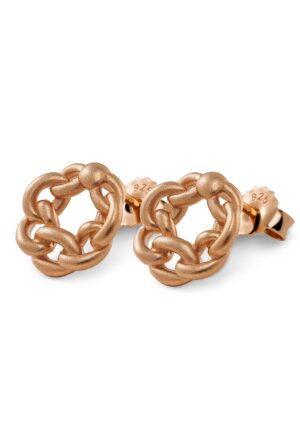 Orphelia 'Estelle' Dames 925 Sterling Zilveren Stud Oorbellen - Roze ZO-7516/RG