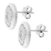 Orphelia Dames 925 Sterling Zilveren Oorknoppen - Zilver ZO-5256